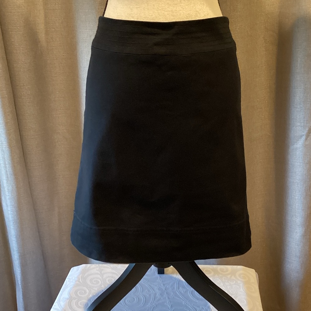 Talbots Black A-Line Skirt, size 6.